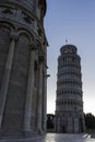 Leaning Tower of Pisa near the Cathedral in Italy Royalty Free Stock Photo