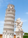 Leaning Tower of Pisa o Cathedral square in Pisa, Tuscany, Italy Royalty Free Stock Photo