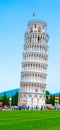 Leaning Tower of Pisa o Cathedral square in Pisa, Tuscany, Italy Royalty Free Stock Photo