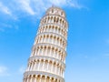 Leaning Tower of Pisa o Cathedral square in Pisa, Tuscany, Italy Royalty Free Stock Photo