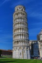 Leaning Tower of Pisa, one of the architectural symbols of Italy Royalty Free Stock Photo