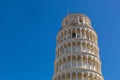 Leaning Tower of Pisa (Torre pendente di Pisa), freestanding bell tower campanile of cathedral in Pisa, Italy