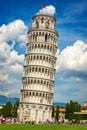 Leaning tower of Pisa in Tuscany Italy Royalty Free Stock Photo