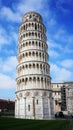 The Leaning Tower of Pisa, a wonderful medieval monument, one of the most famous landmark in Italy