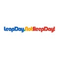 LEAP DAY NOT SLEEP DAY quote design vector Royalty Free Stock Photo