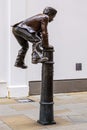 Leap Frog Statue in London, UK Royalty Free Stock Photo