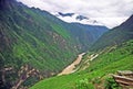 Leaping tiger gorge, yunnan, china Royalty Free Stock Photo