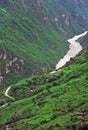 Leaping tiger gorge, yunnan, china Royalty Free Stock Photo