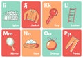 Learn the Alphabet Green and Red Flashcard Sheets - 2