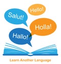 Learn another language concept Royalty Free Stock Photo