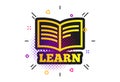 Learn Book sign icon. Education symbol. Vector