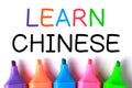 Learn Chinese Royalty Free Stock Photo