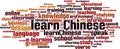 Learn Chinese word cloud