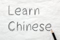 Learn Chinese Concept Royalty Free Stock Photo