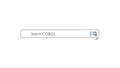 Learn COBOL in Search Animation. Internet Browser Searching