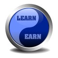 Learn and earn symbol