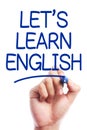 Learn English Concept Royalty Free Stock Photo