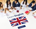 Learn English Language Online Education Concept Royalty Free Stock Photo