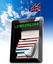 Learn English - Tablet Computer Royalty Free Stock Photo