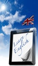 Learn English - Tablet Computer Royalty Free Stock Photo