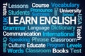 Learn English Word Cloud