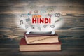 Learn Hindi, education and business background