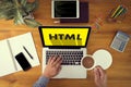 Learn HTML, web development and web design, Trendy long shadow