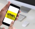 Learn HTML, web development and web design, Trendy long shadow