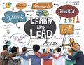 Learn and Lead Education Knowledge Development Concept