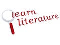 Learn literature with magnifying glass
