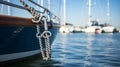 Boat anchorage Anchoring rules, maritime guidelines.AI Generated