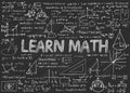 Learn Math Chalkboard