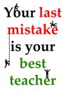 Learn from mistakes