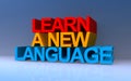 learn a new language on blue