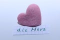 Die Herz word in German for Heart in English