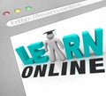 Learn Online - Web Screen