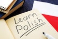 Learn Polish inscription in the note