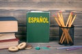 Learn spanish concept Royalty Free Stock Photo