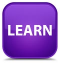 Learn special purple square button