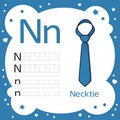 Learning Alphabet Tracing Letters - Necktie