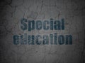 Learning concept: Special Education on grunge wall background Royalty Free Stock Photo