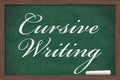 Learning Cursive Writing Royalty Free Stock Photo