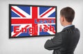 Learning english concept Royalty Free Stock Photo