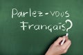 LEARNING FRENCH LANGUAGE Royalty Free Stock Photo