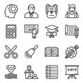 Learning Line Icon Designs Pack