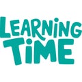 Learning Time Bold Black Text Royalty Free Stock Photo