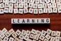 Learning word concept Royalty Free Stock Photo