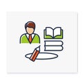 Learning zone color icon Royalty Free Stock Photo
