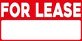 For lease advertisement sign Royalty Free Stock Photo