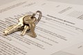 Lease agreement Royalty Free Stock Photo
